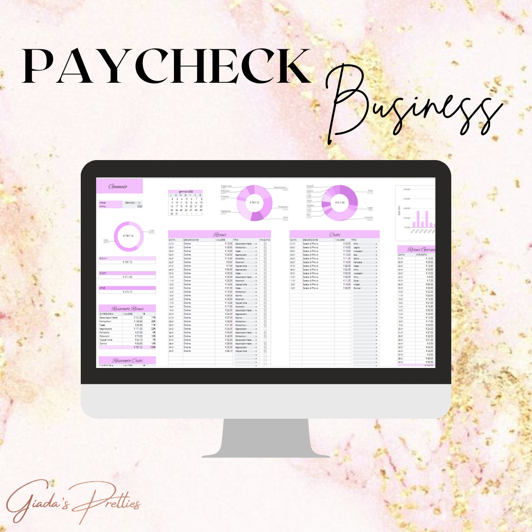 PAYCHECK BUSINESS - File Personalizzato Liberi professionisti